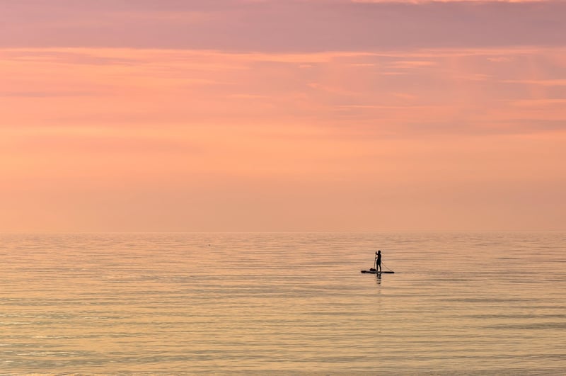 Kayaking in the wilderness